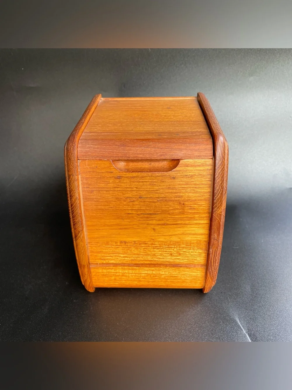 Vintage Teak Goodwood Ice Bucket Line Storage Box